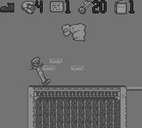 une photo d'Ã©cran de The Pagemaster sur Nintendo Game Boy
